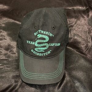 Black Slytherin Quidditch Cap